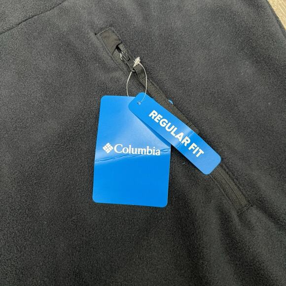 Columbia 1/2 Fleece Sweater Size 2XL Mens Black Sequoia Grove $60 - Picture 14 of 16